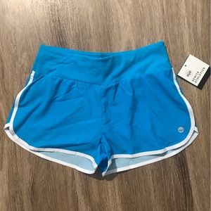 Senita Athletics Swift Shorts - Ocean Blue Size Small